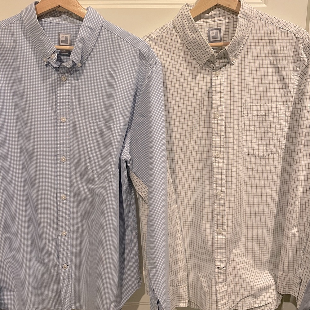 JCP Men’s 80’s 2ply shirts